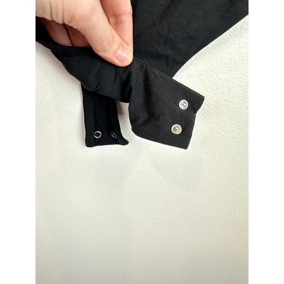 NWT SKIMS Fits Everybody High Neck Bodysuit Onyx size SML - Picture 6 of 7